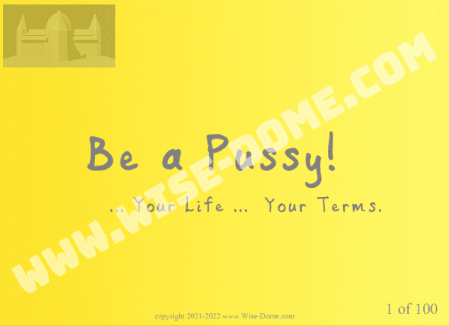 Vitality00002 - Be a Pussy