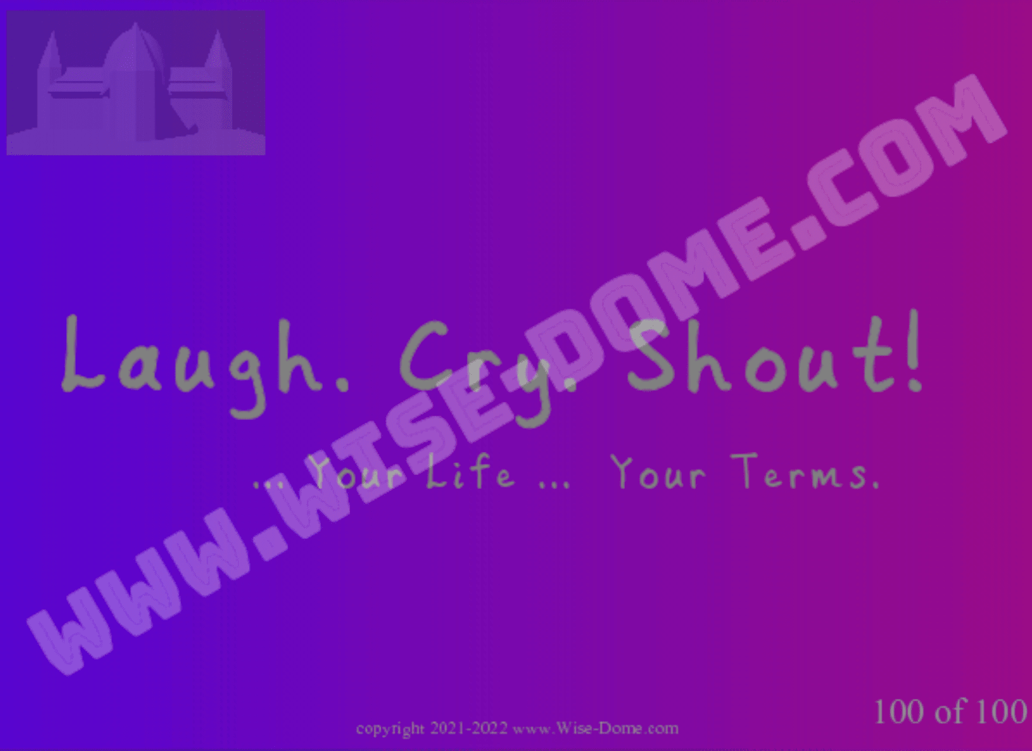 Regal00003 - Laugh. Cry. Shout.